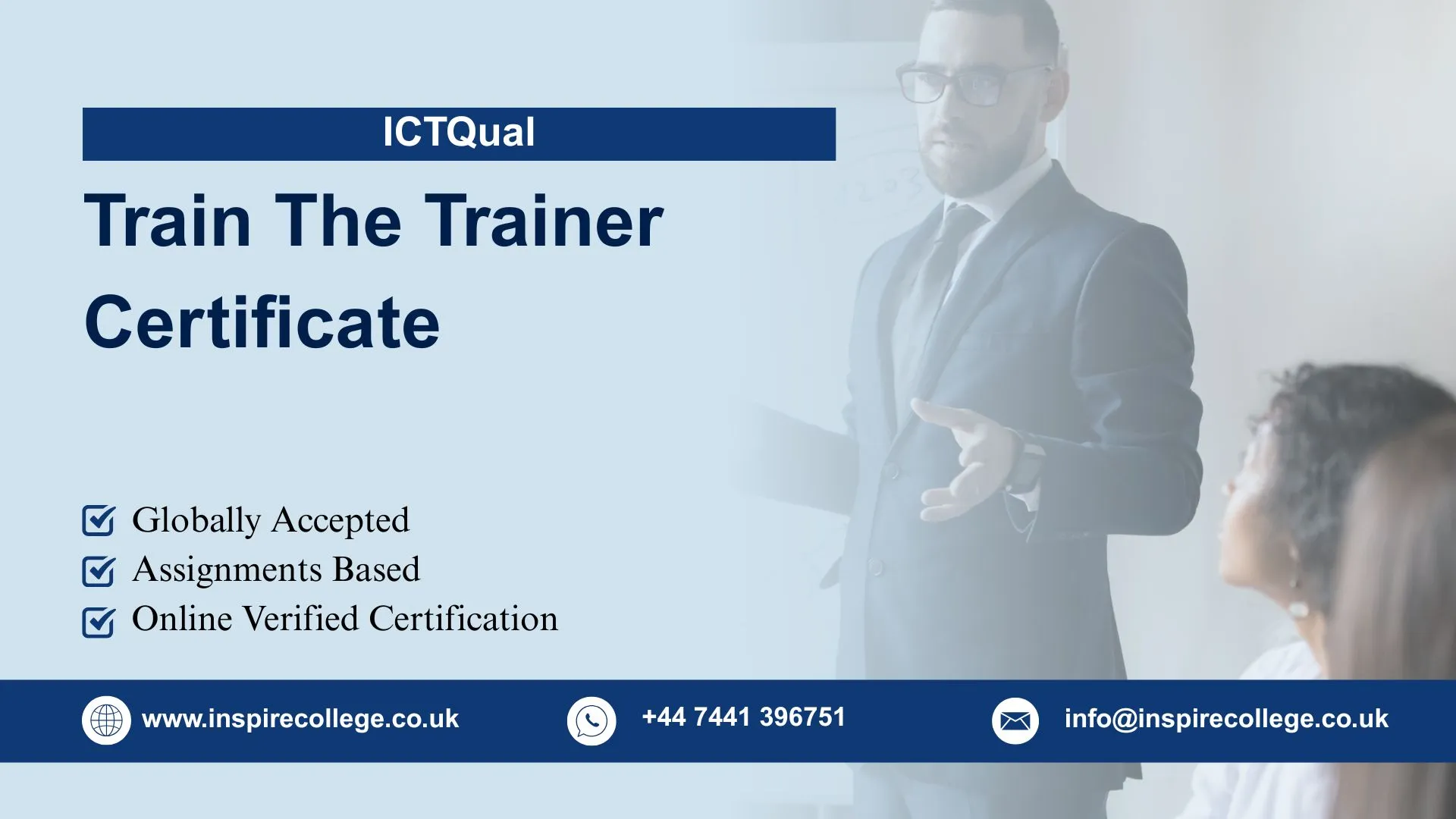 ICTQual Train The Trainer Certificate 1 ICTQual Train The Trainer Certificate