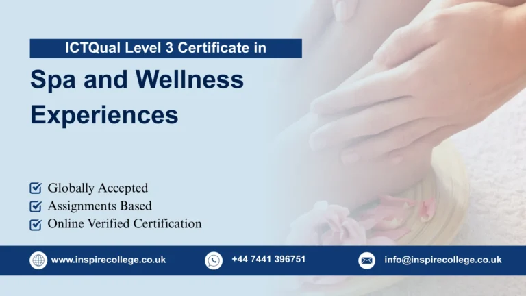 ICTQual Level 3 Certificate in Spa and Wellness Experiences