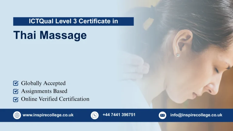 ICTQual Level 3 Certificate in Thai Massage
