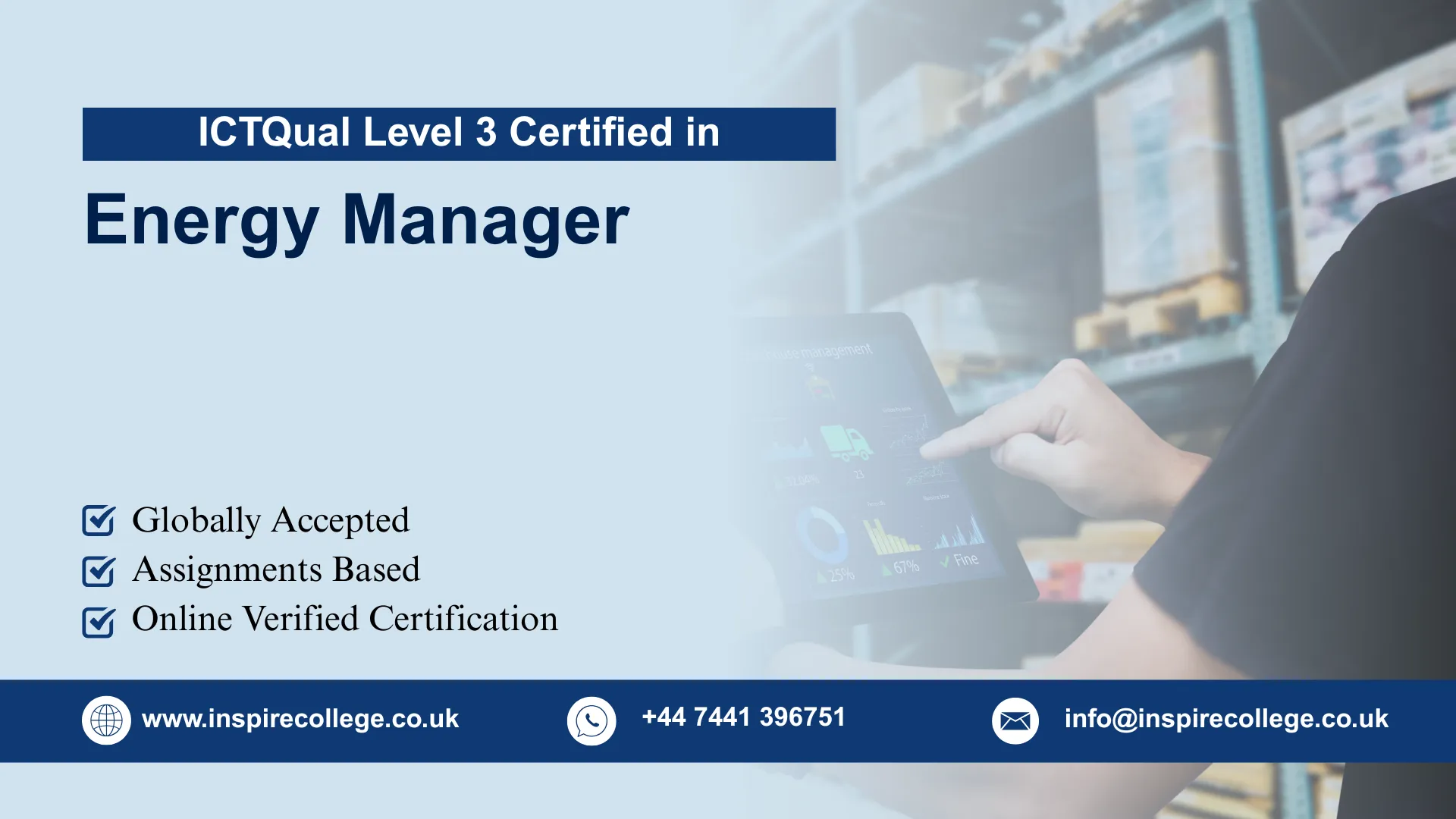 ICTQual Level 3 Certified Energy Manager