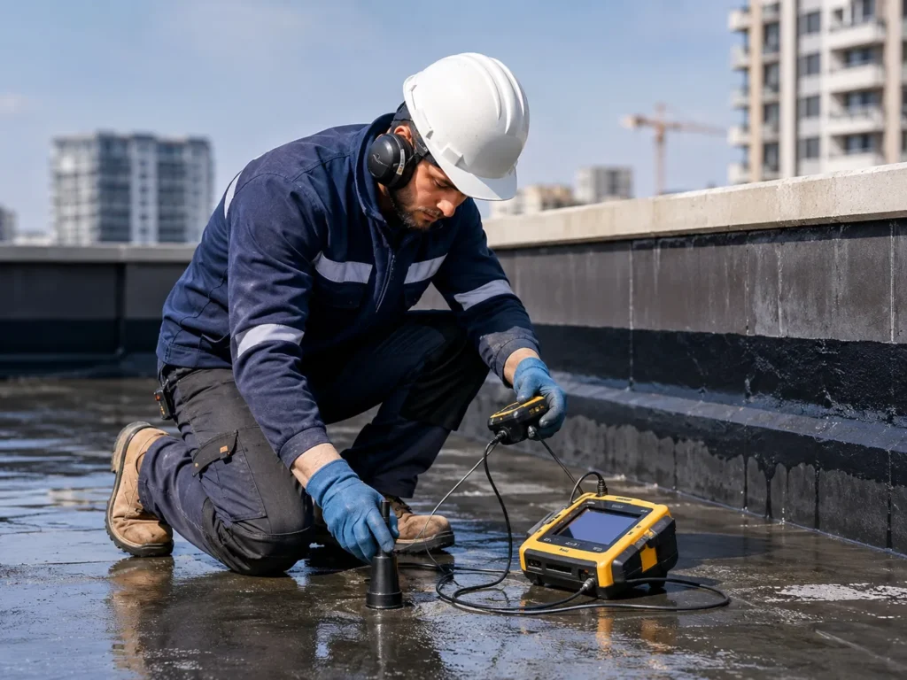 ProQual Level 3 NVQ Diploma in Testing Inspecting and Thorough Examination Occupations Leak Detection in Waterproof Systems 2