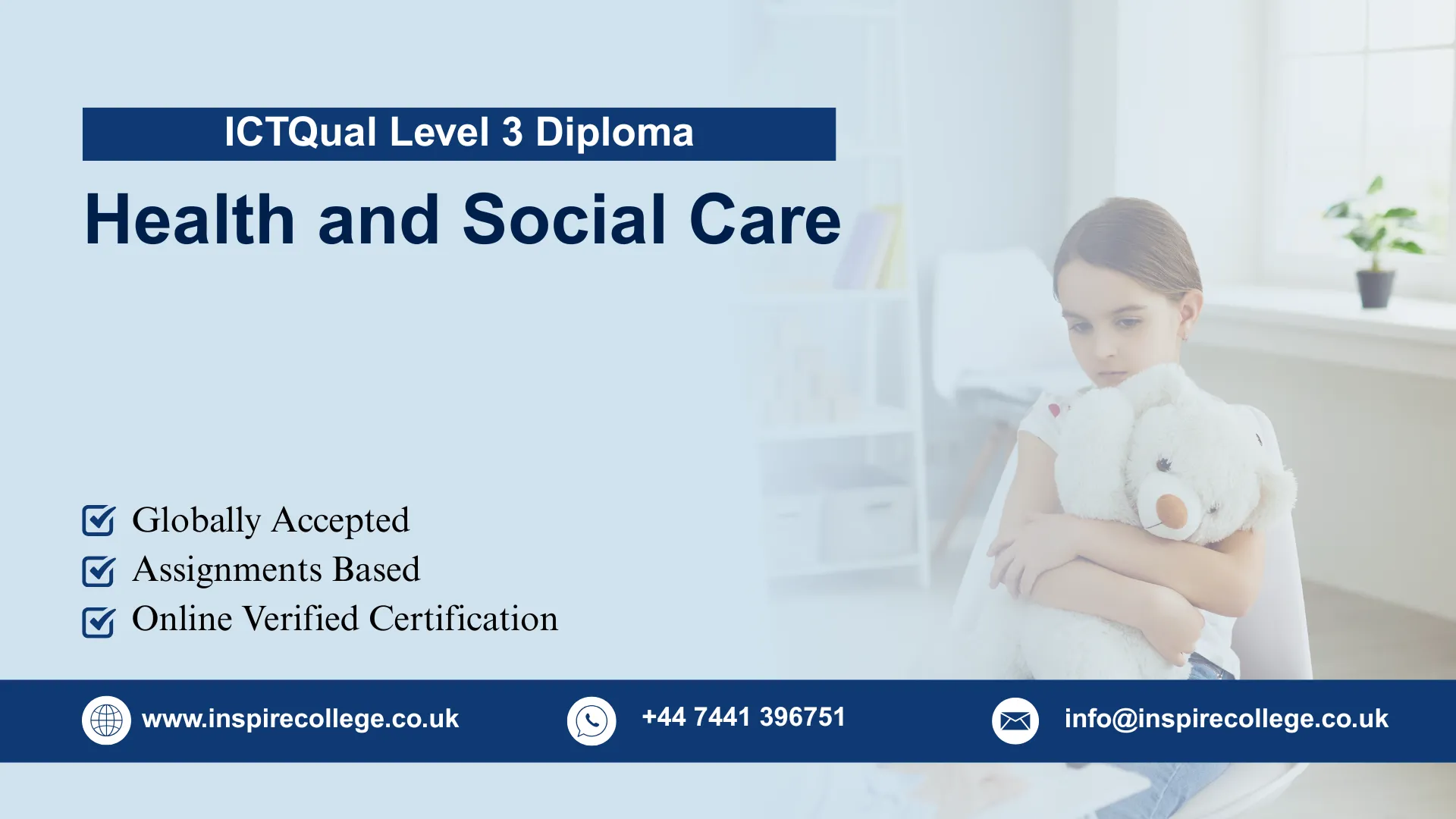 ICTQual Level 3 Diploma in Health and Social Care 1 ICTQual Level 3 Diploma in Health and Social Care