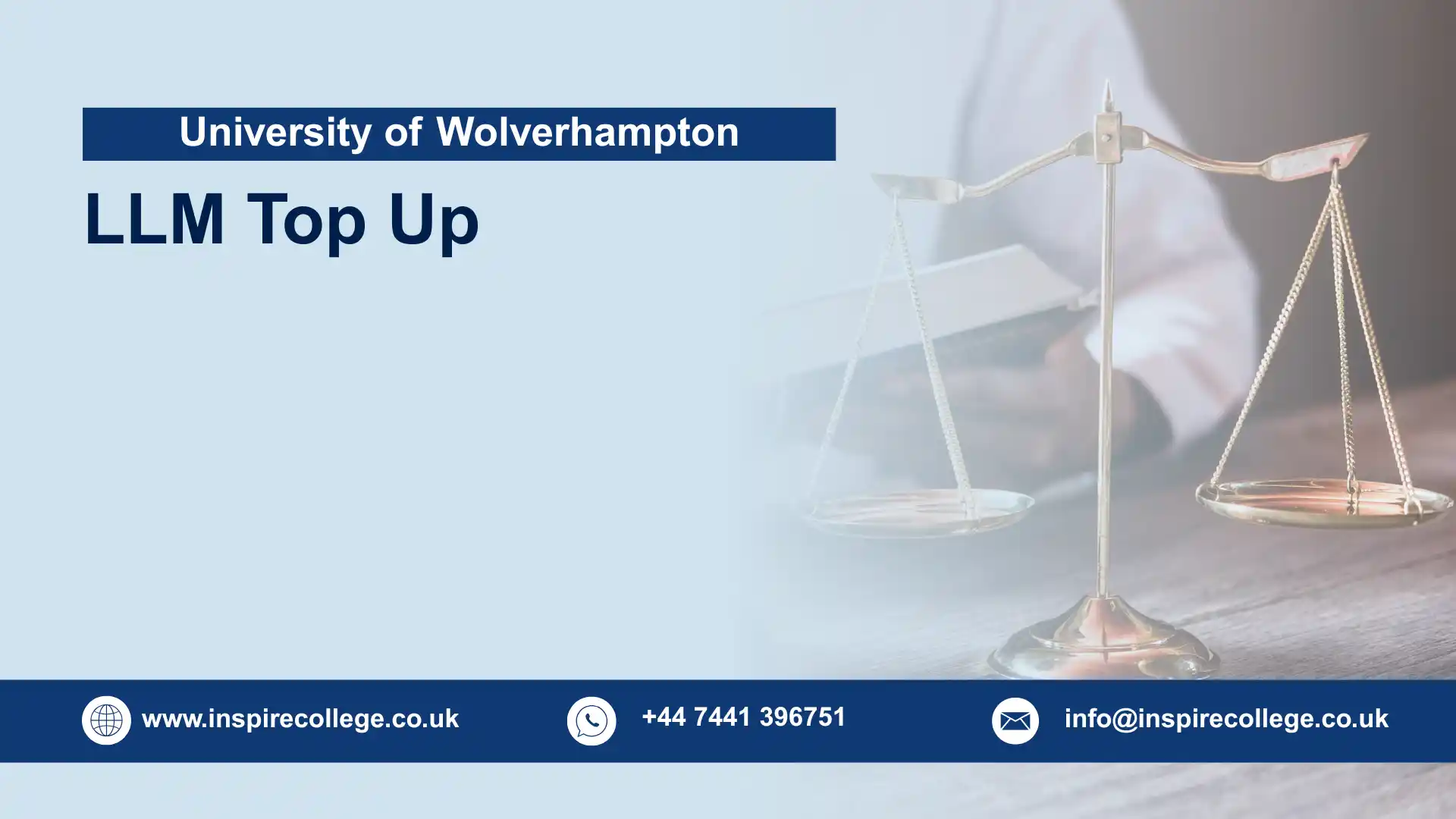 University of Wolverhampton LLM (Top-Up)