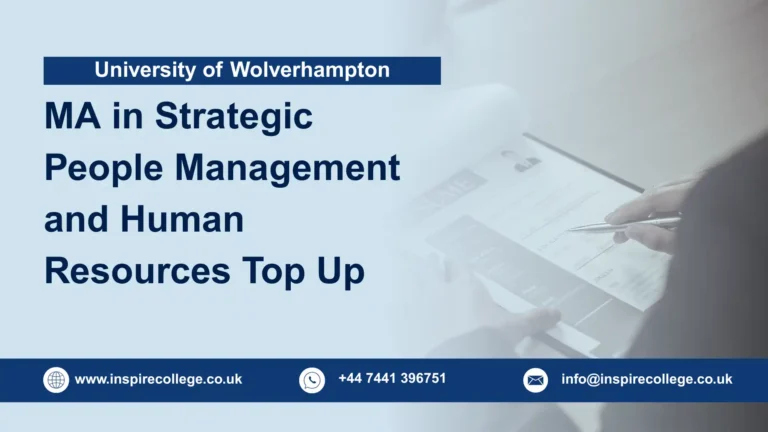 University of Wolverhampton MA in Strategic People Management and Human Resources Top Up