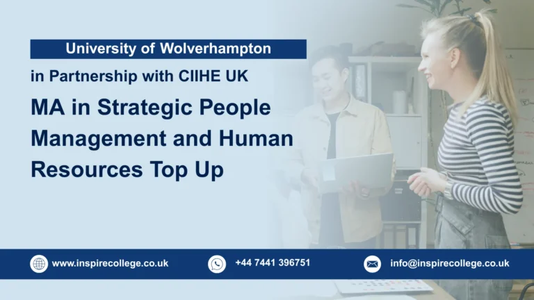 University of Wolverhampton MA in Strategic People Management and Human Resources Top Up