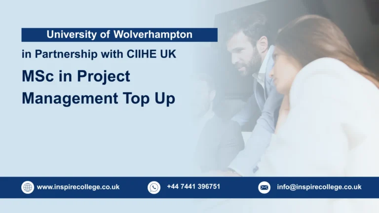 University of Wolverhampton MSc in Project Management Top Up