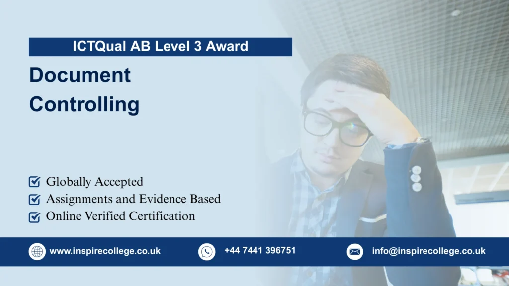 ICTQual AB Level 3 Award in Document Controlling