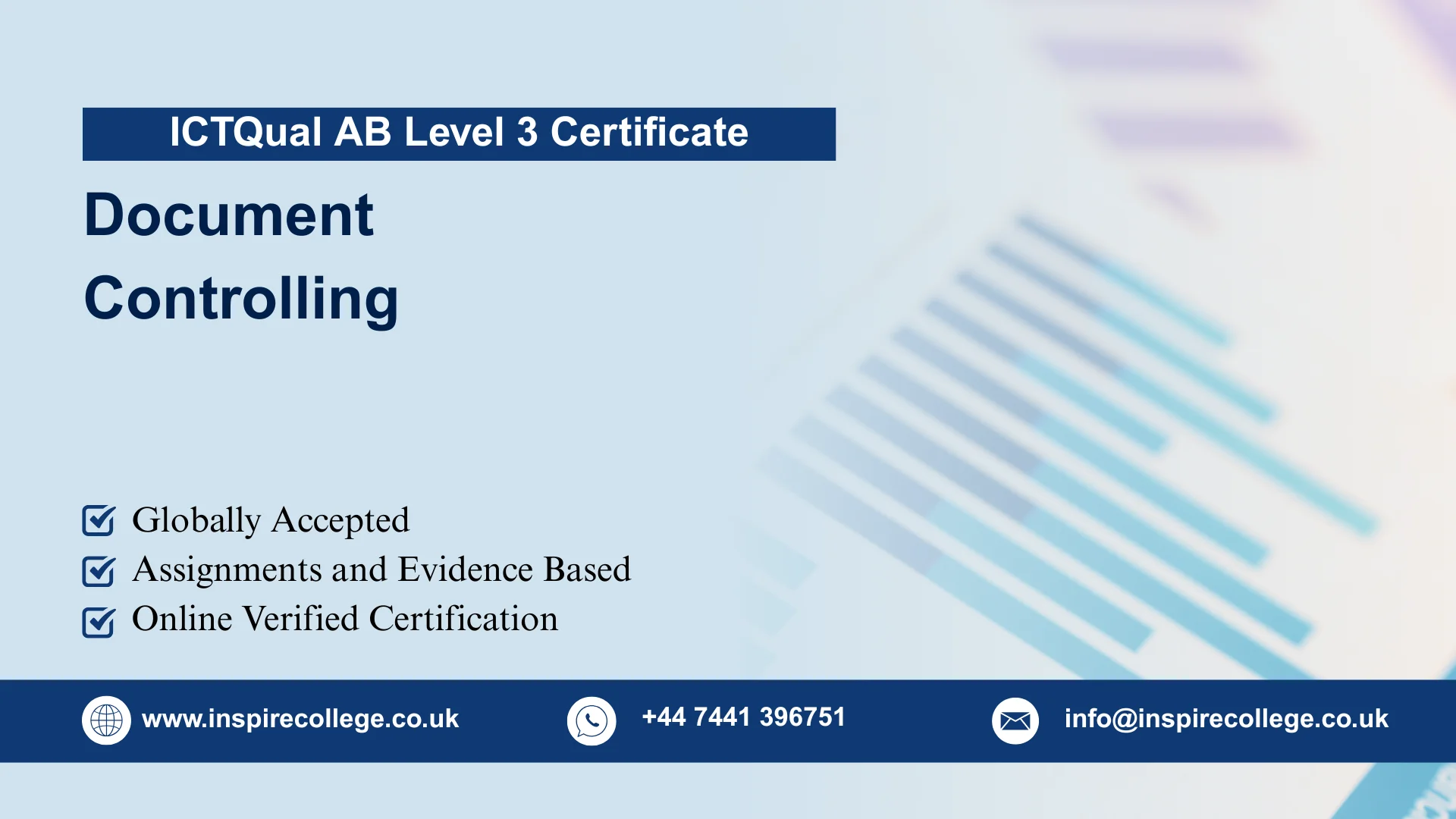 ICTQual AB Level 3 Certificate in Document Controlling