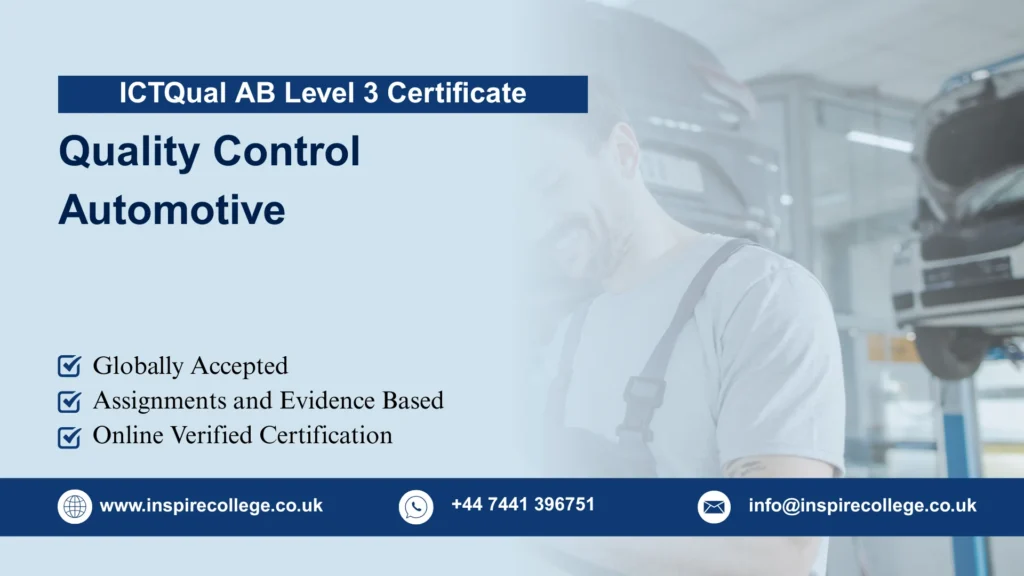 ICTQual AB Level 3 Certificate in Quality Control Automotive