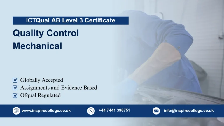 ICTQual AB Level 3 Certificate in Quality Control Mechanical