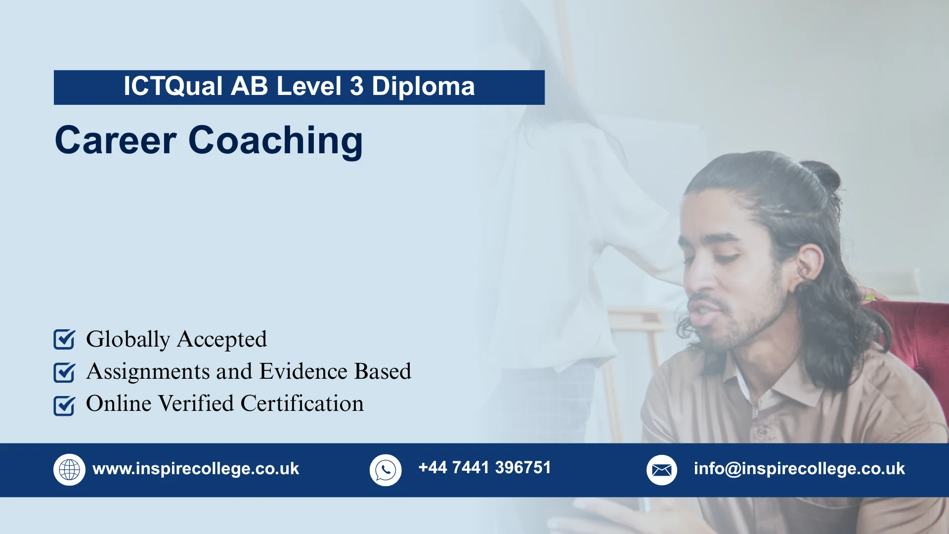 ICTQual AB Level 3 Diploma in Career Coaching 1 ICTQual AB Level 3 Diploma in Career Coaching