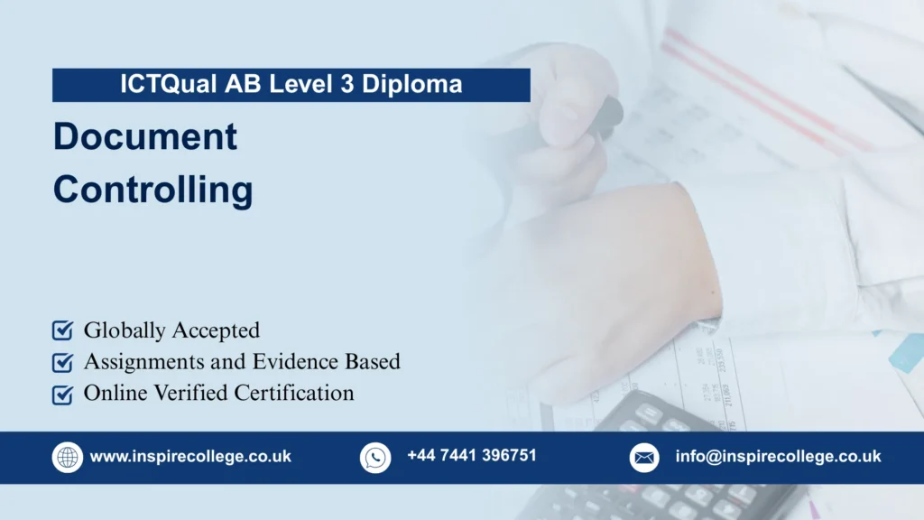 ICTQual AB Level 3 Diploma in Document Controlling