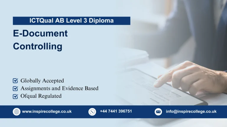 ICTQual AB Level 3 Diploma in E-Document Controlling