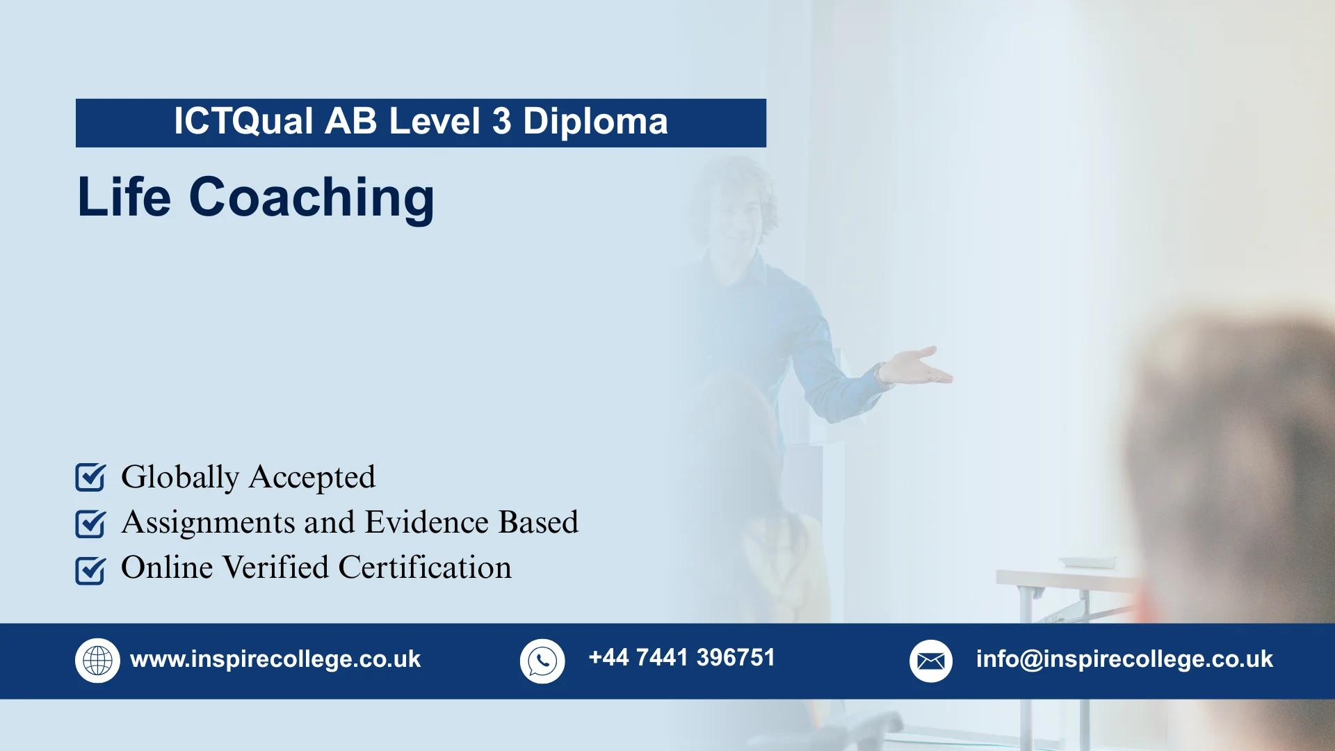 ICTQual AB Level 3 Diploma in Life Coaching