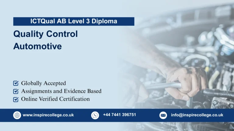 ICTQual AB Level 3 Diploma in Quality Control Automotive