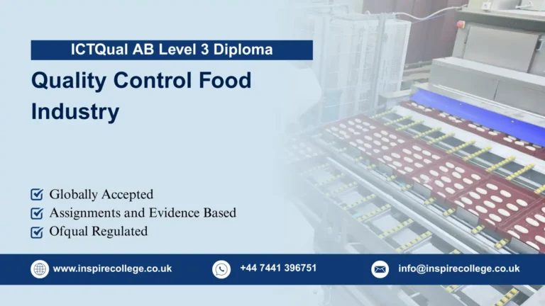 ICTQual AB Level 3 Diploma in Quality Control Food Industry