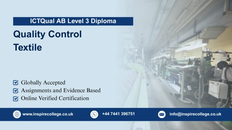 ICTQual AB Level 3 Diploma in Quality Control Textile