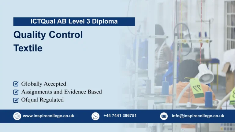 ICTQual AB Level 3 Diploma in Quality Control Textile