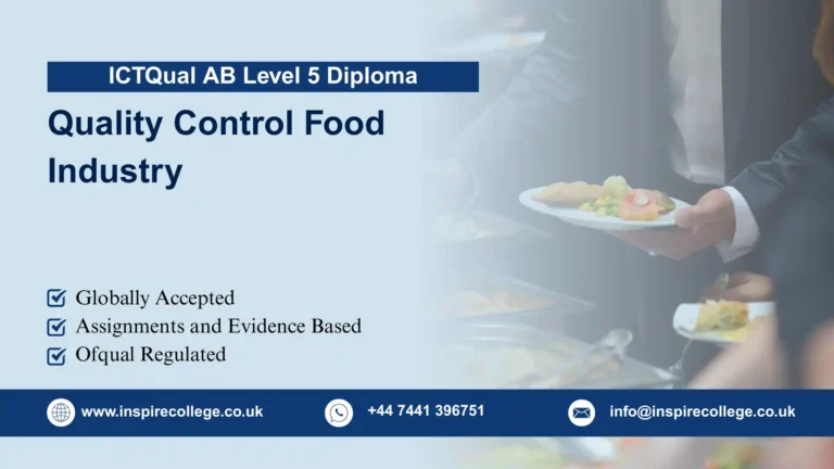 ICTQual AB Level 5 Diploma in Quality Control Food Industry