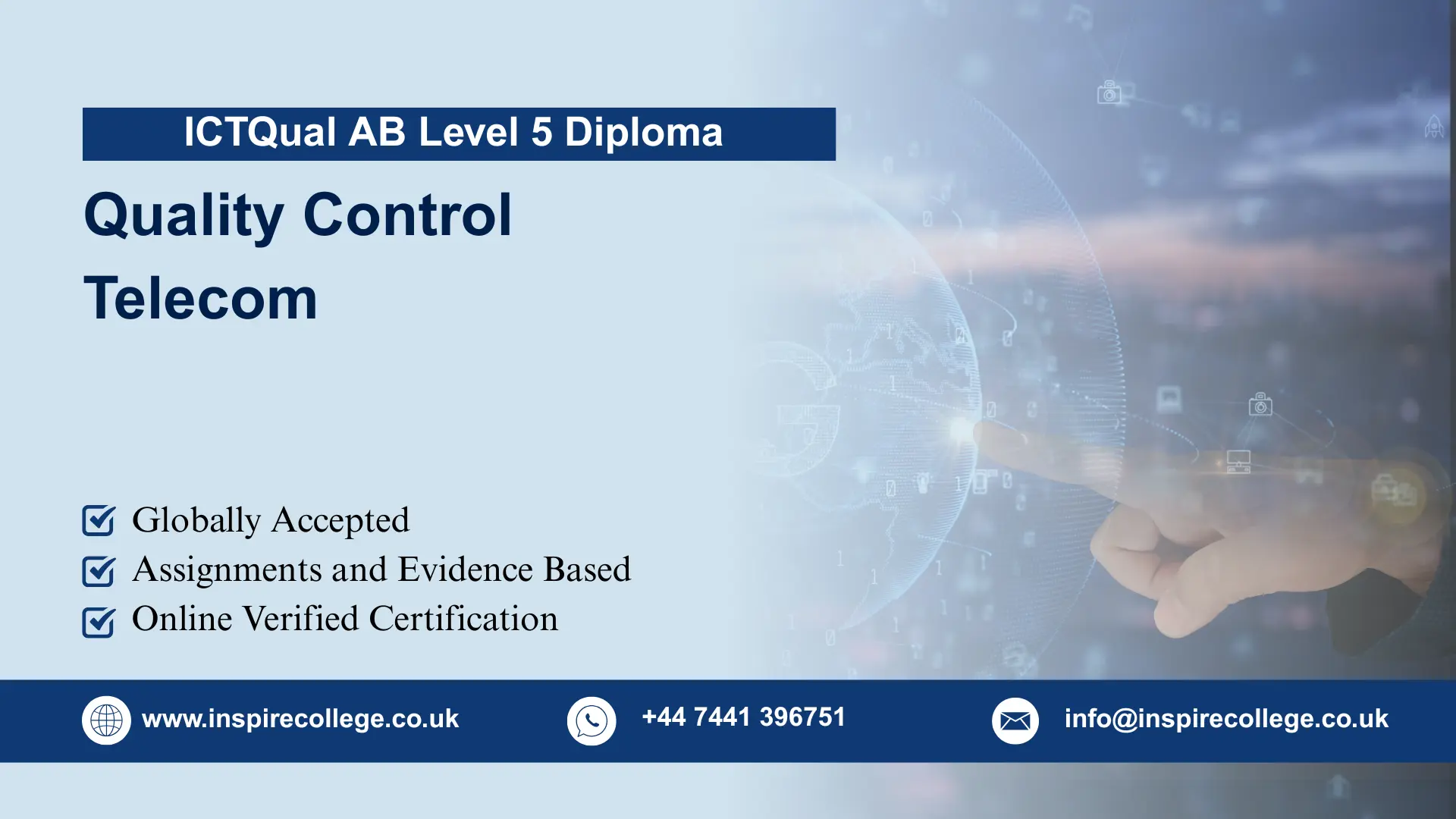 ICTQual AB Level 5 Diploma in Quality Control Telecom