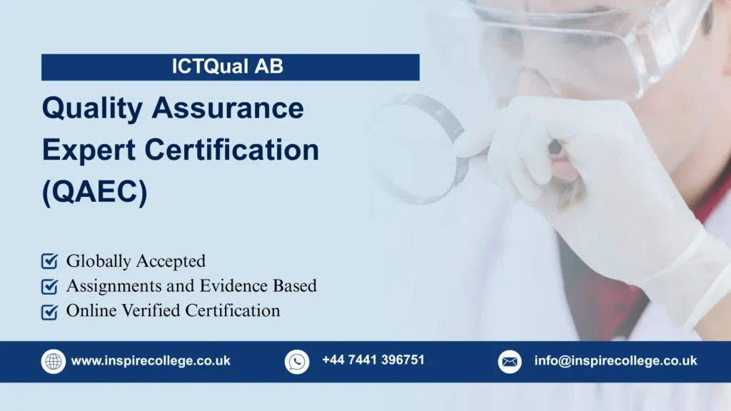 ICTQual AB Quality Assurance Expert Certification (QAEC)