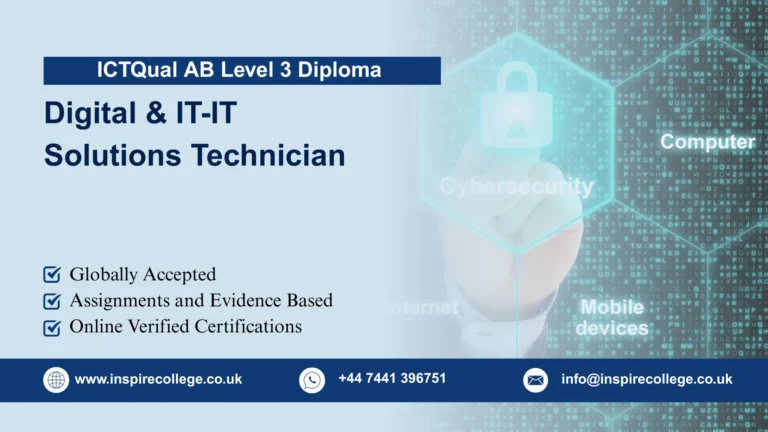 ICTQual AB Level 3 Diploma in Digital & IT-IT Solutions Technician