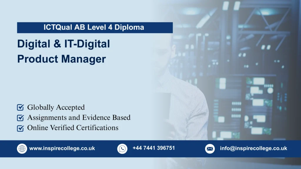 ICTQual AB Level 4 Diploma in Digital & IT-Digital Product Manager