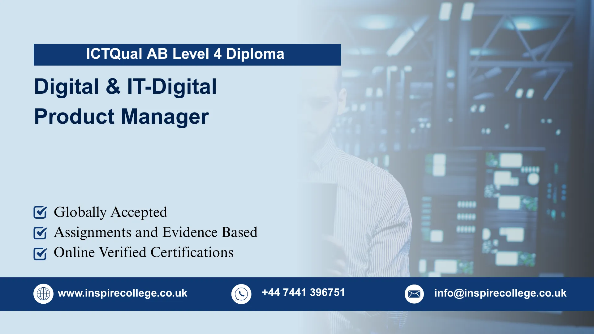 ICTQual AB Level 4 Diploma in Digital & IT-Digital Product Manager