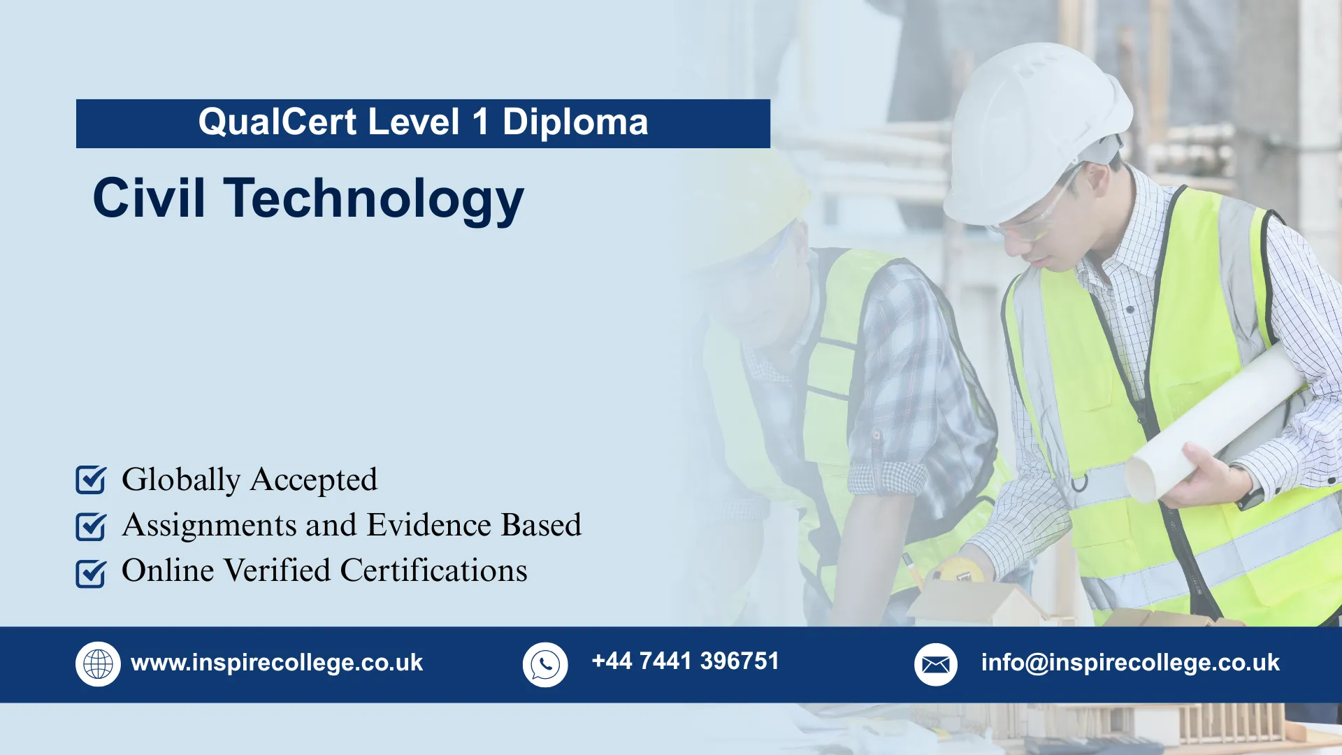 QualCert Level 1 Diploma in Civil Technology 1 QualCert Level 1 Diploma in Civil Technology 1