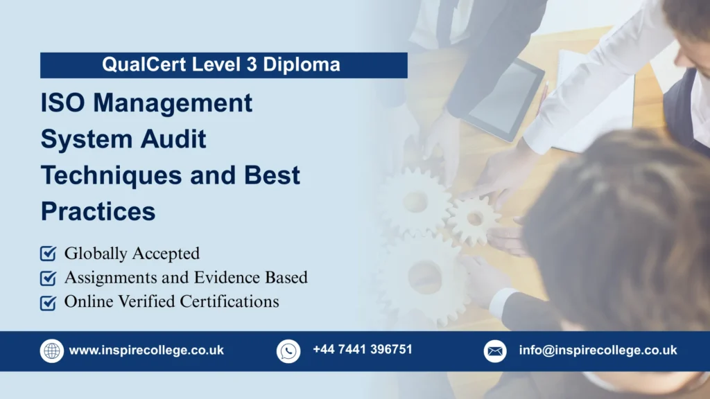 QualCert Level 3 Diploma in ISO Management System Audit Techniques and Best Practices