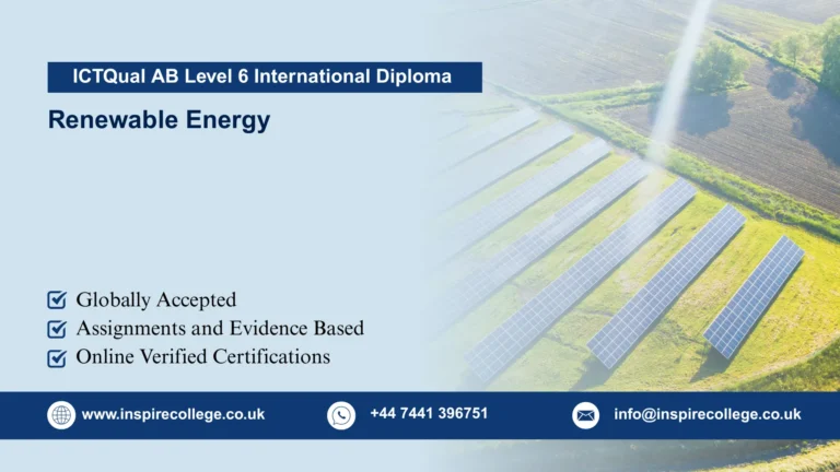 ICTQual AB Level 6 International Diploma in Renewable Energy