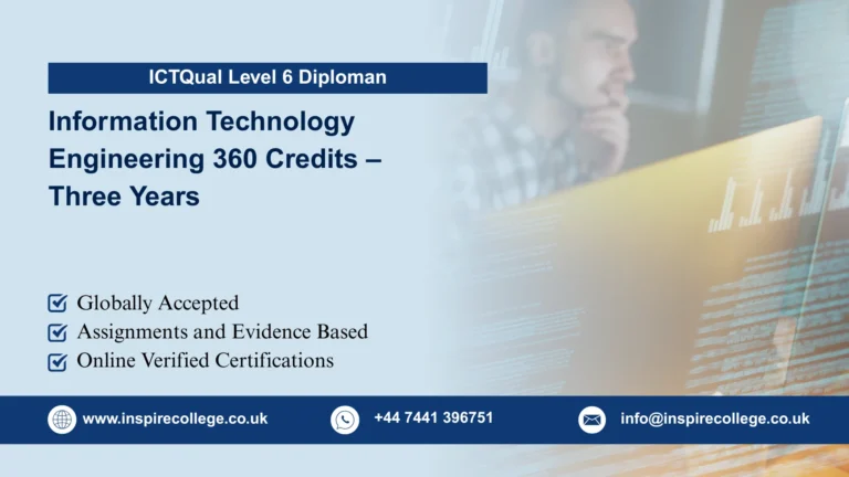 ICTQual Level 6 Diploma in Information Technology Engineering 360 Credits – Three Years