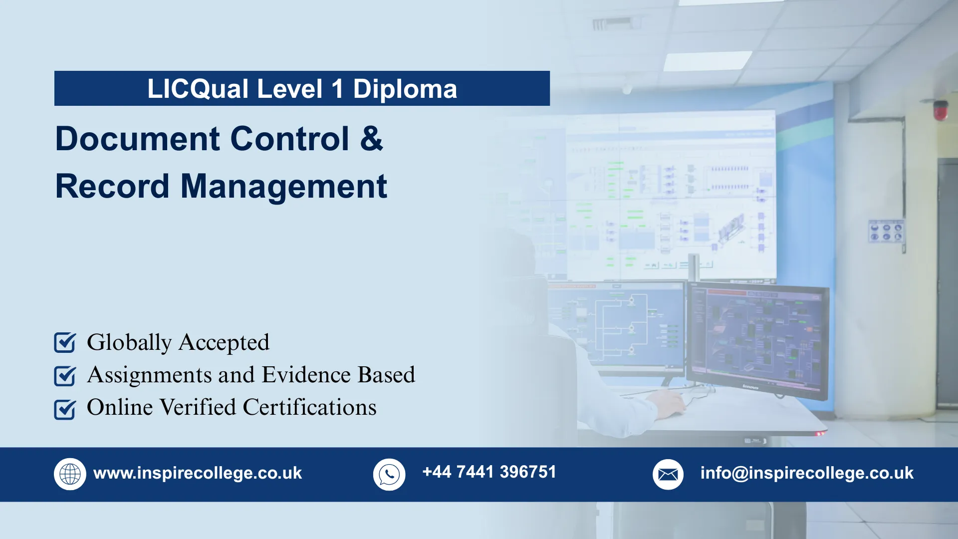 LICQual Level 1 Diploma in Document Control and Record Management