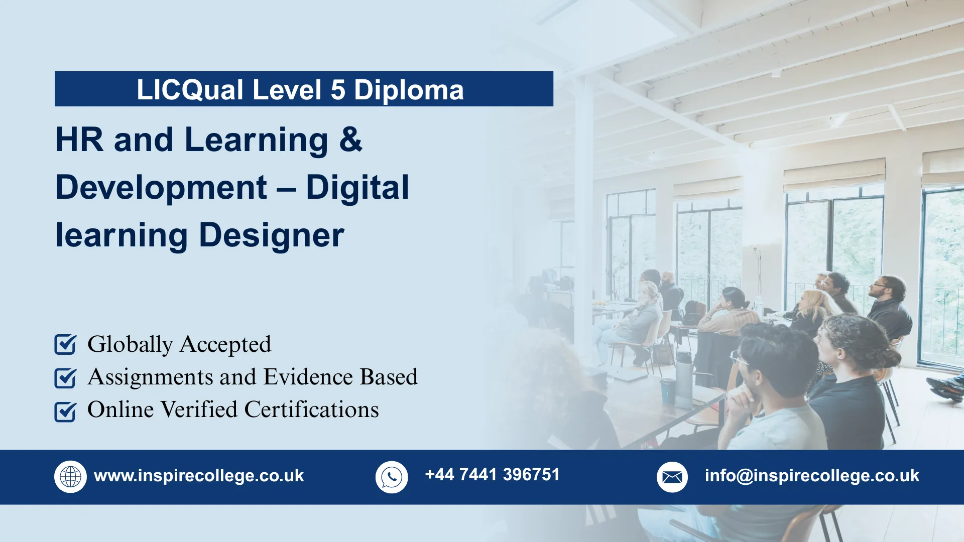 LICQual Level 5 Diploma in HR and Learning & Development – Digital learning Designer