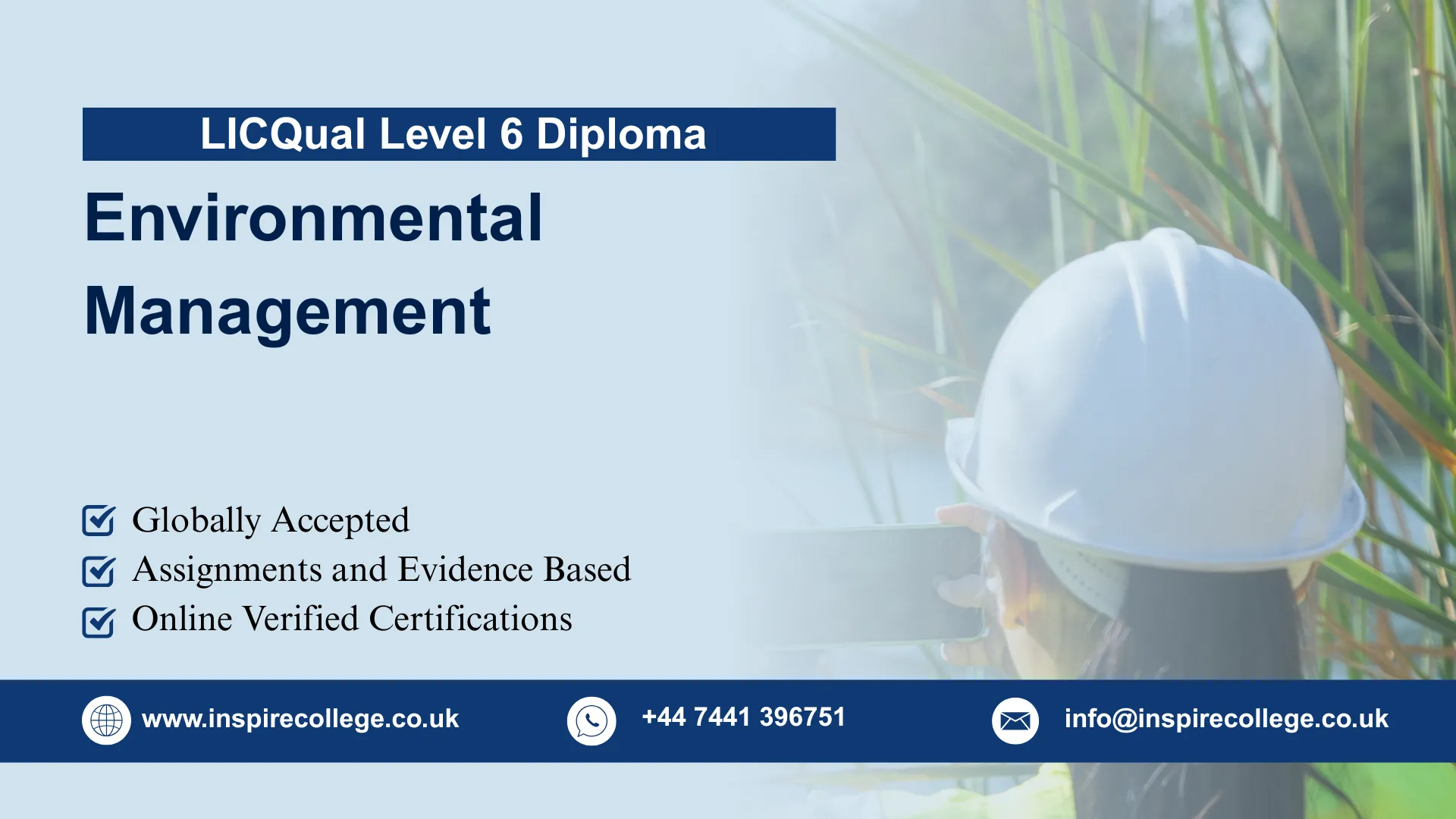 LICQual Level 6 Diploma in Environmental Management