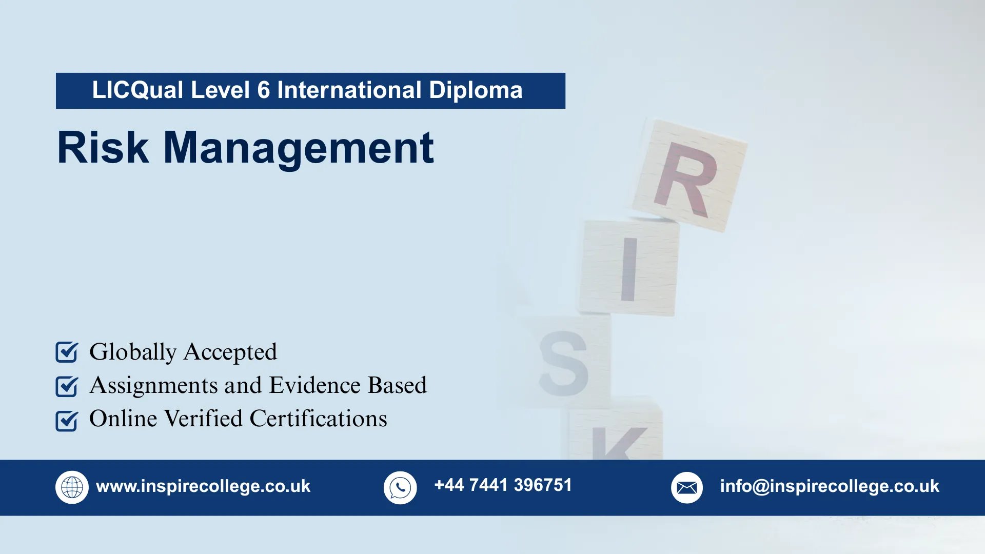 LICQual Level 6 International Diploma in Risk Management