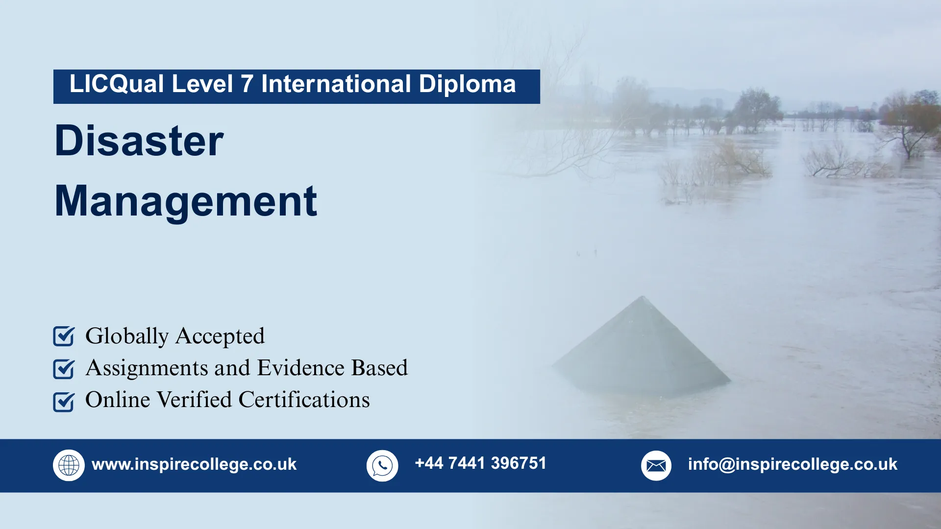 LICQual Level 7 International Diploma in Disaster Management