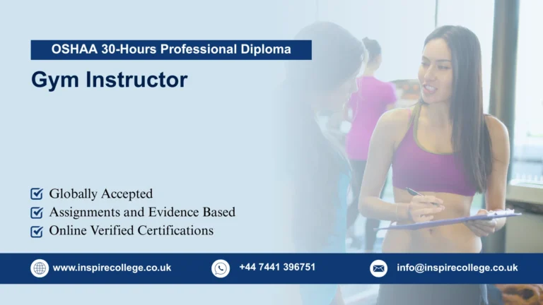 OSHAA 30-Hours Professional Diploma in Gym Instructor