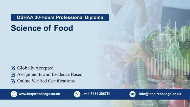 OSHAA 30-Hours Professional Diploma in Science of Food