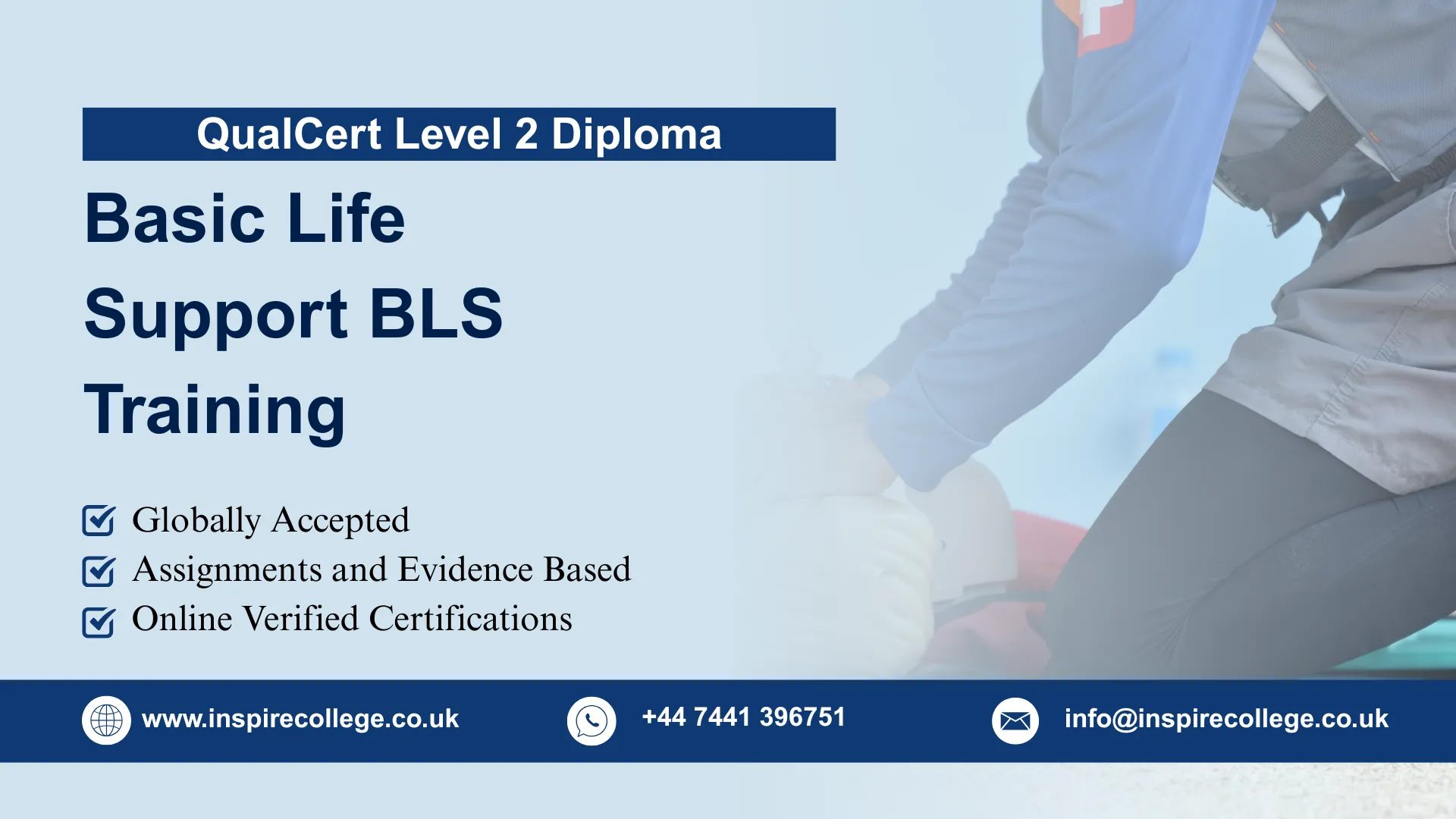 QualCert Level 2 Diploma in Basic Life Support BLS Training 1 QualCert Level 2 Diploma in Basic Life Support BLS Training