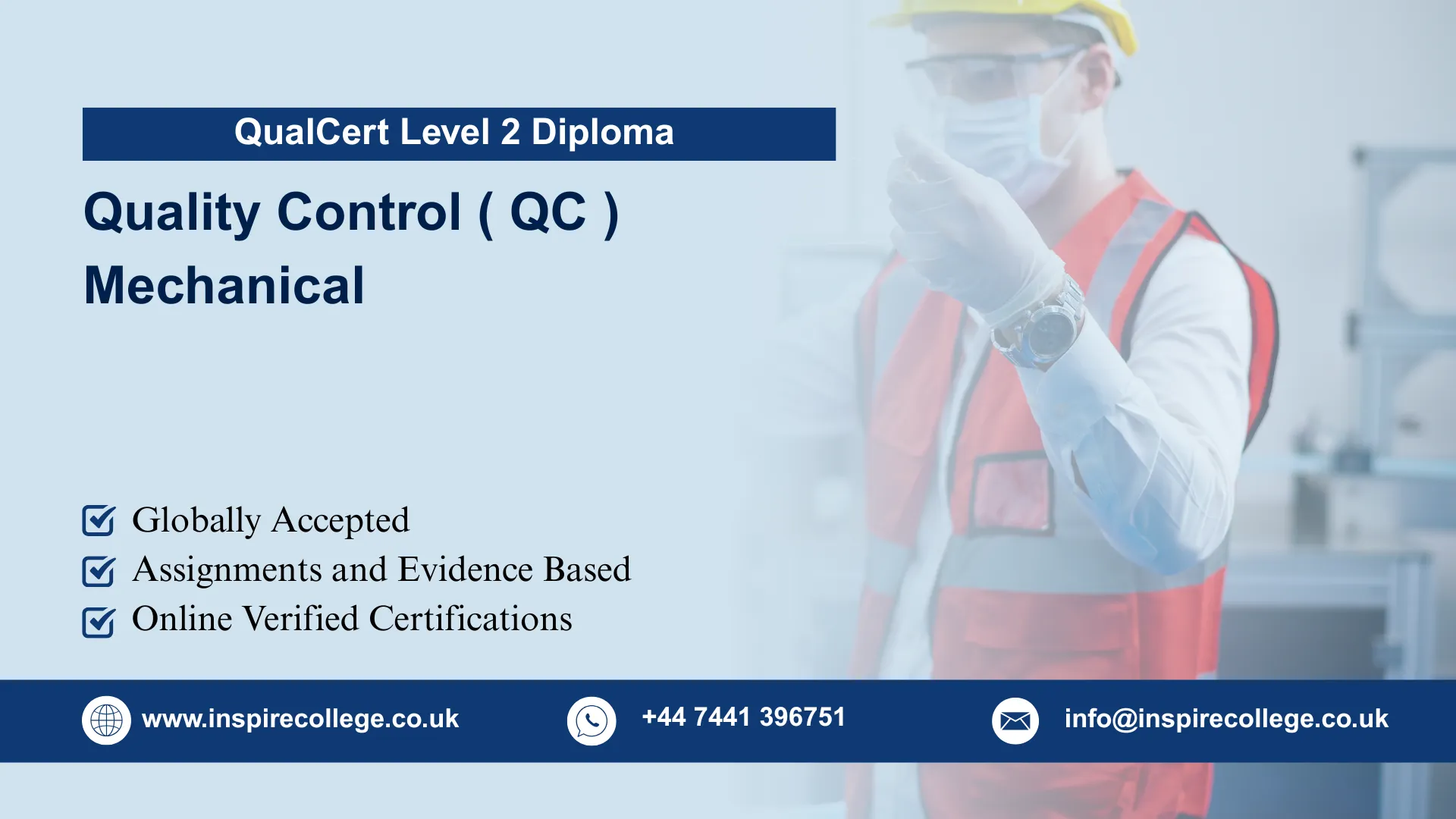 QualCert Level 2 Diploma in Quality Control ( QC ) Mechanical