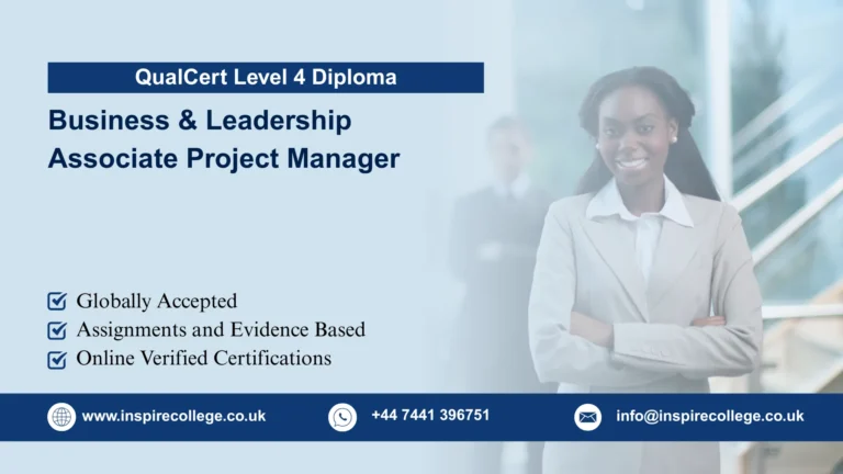 QualCert Level 4 Diploma in Business and Leadership – Associate Project Manager