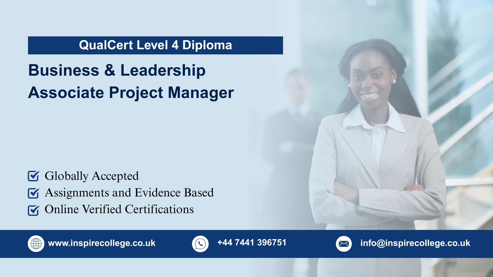 QualCert Level 4 Diploma in Business and Leadership – Associate Project Manager