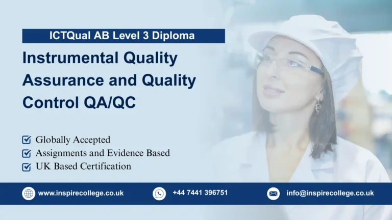 ICTQual AB Level 3 Diploma in Instrumental Quality Assurance and Quality Control QA/QC