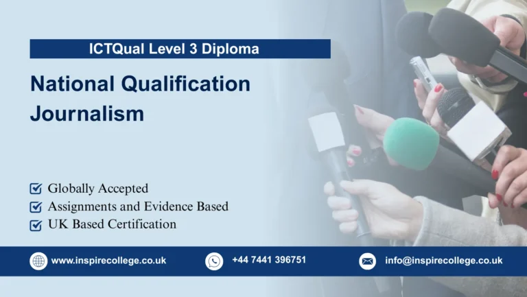 ICTQual Level 3 Diploma in National Qualification Journalism