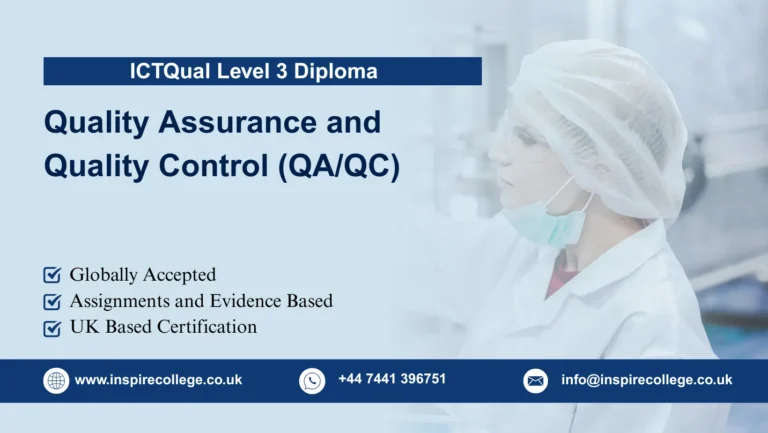 ICTQual Level 3 Diploma in Quality Assurance and Quality Control (QA/QC)
