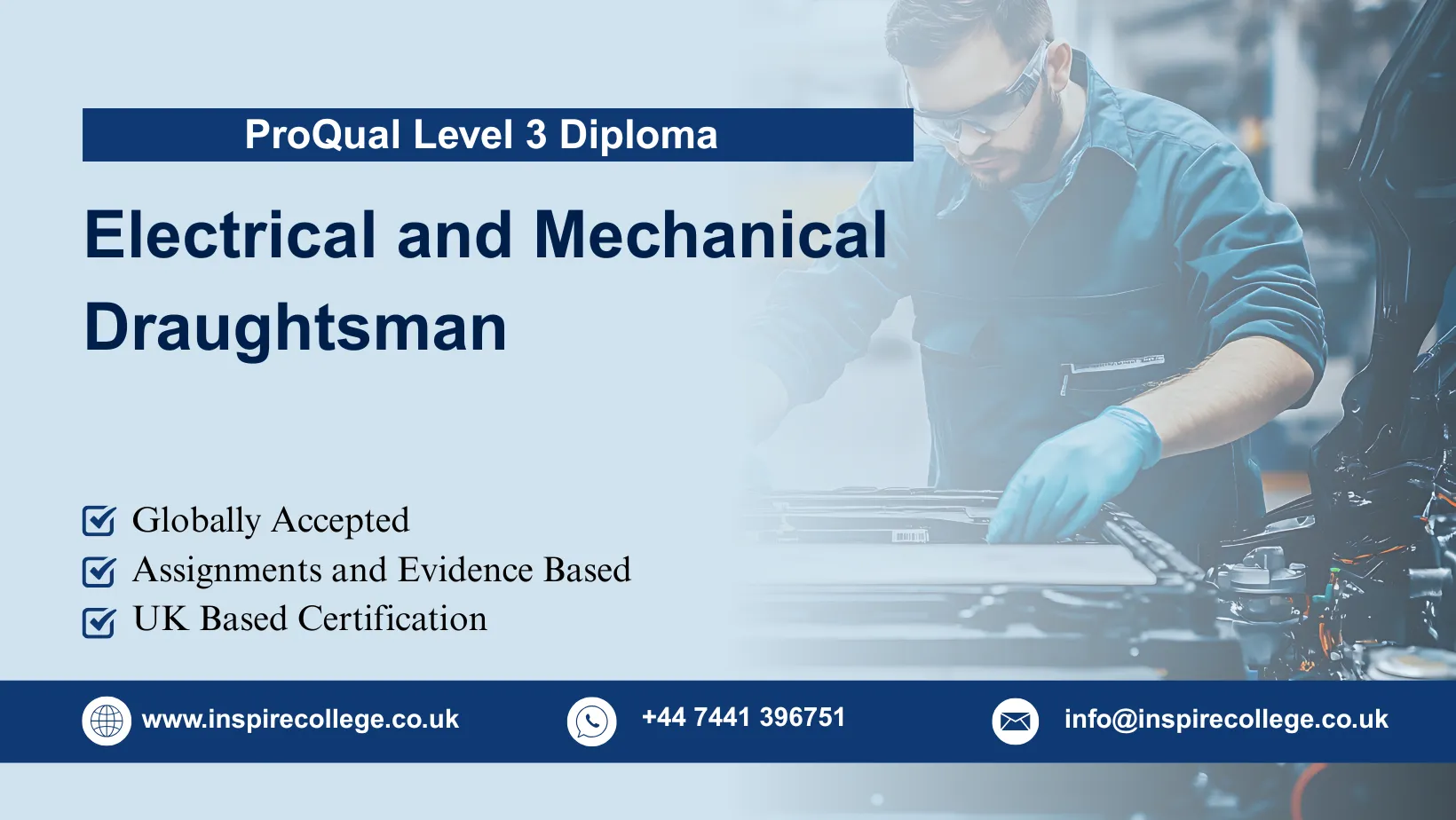 ProQual Level 3 Diploma for Electrical and Mechanical Draughtsman
