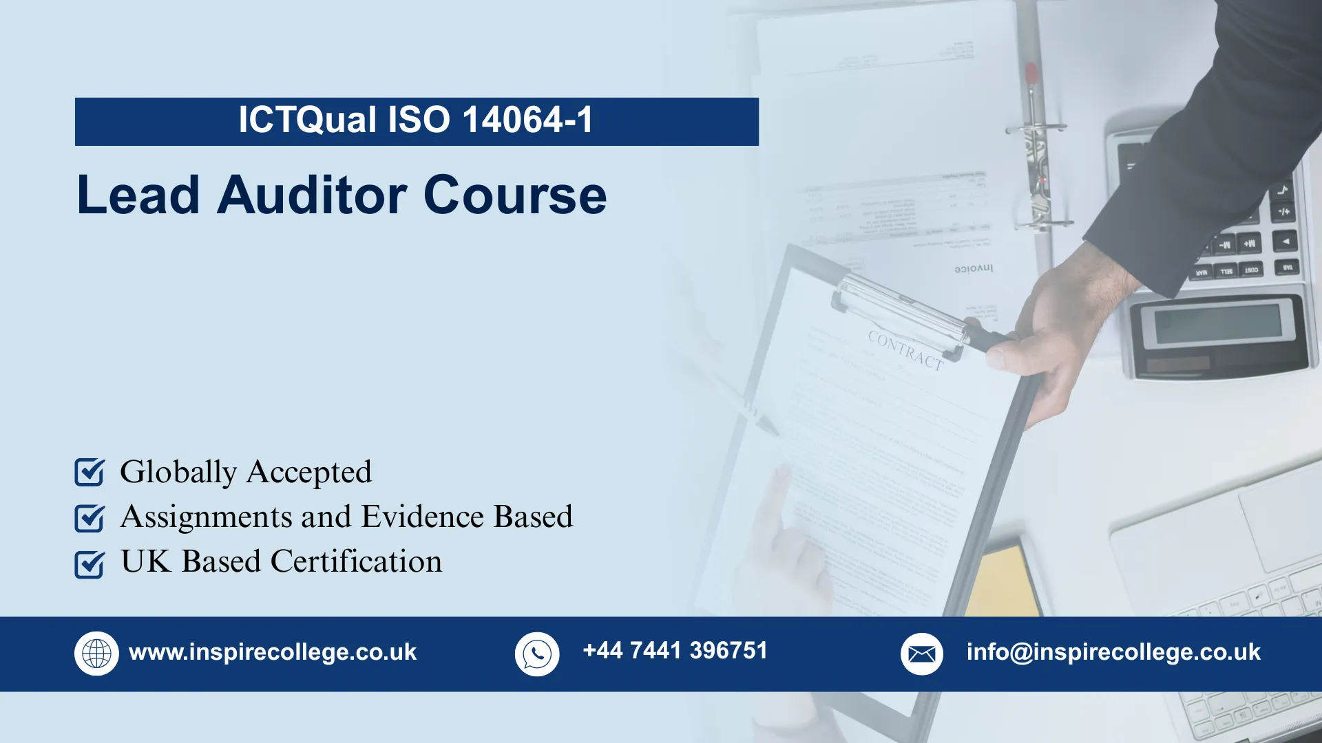 ICTQual ISO 14064-1 Lead Auditor Course