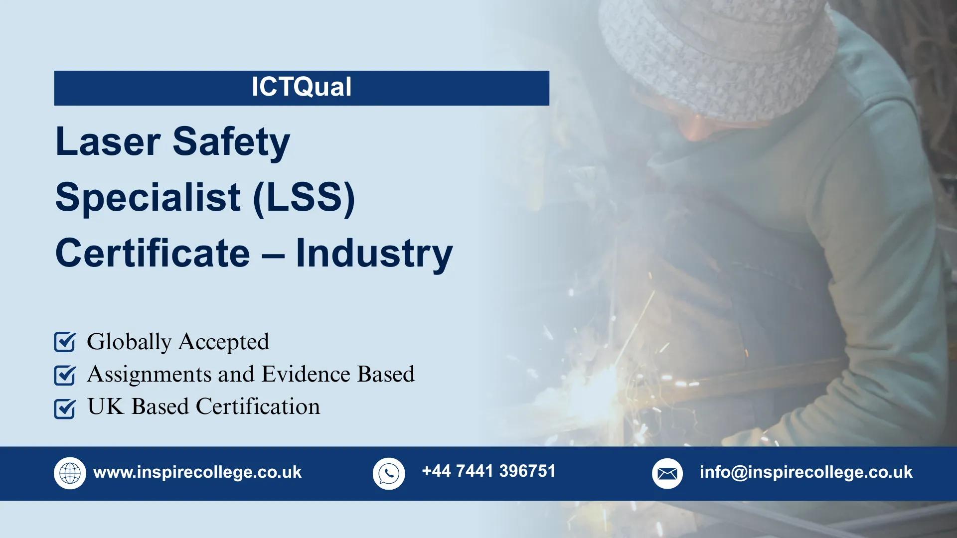 ICTQual Laser Safety Specialist (LSS) Certificate – Industry