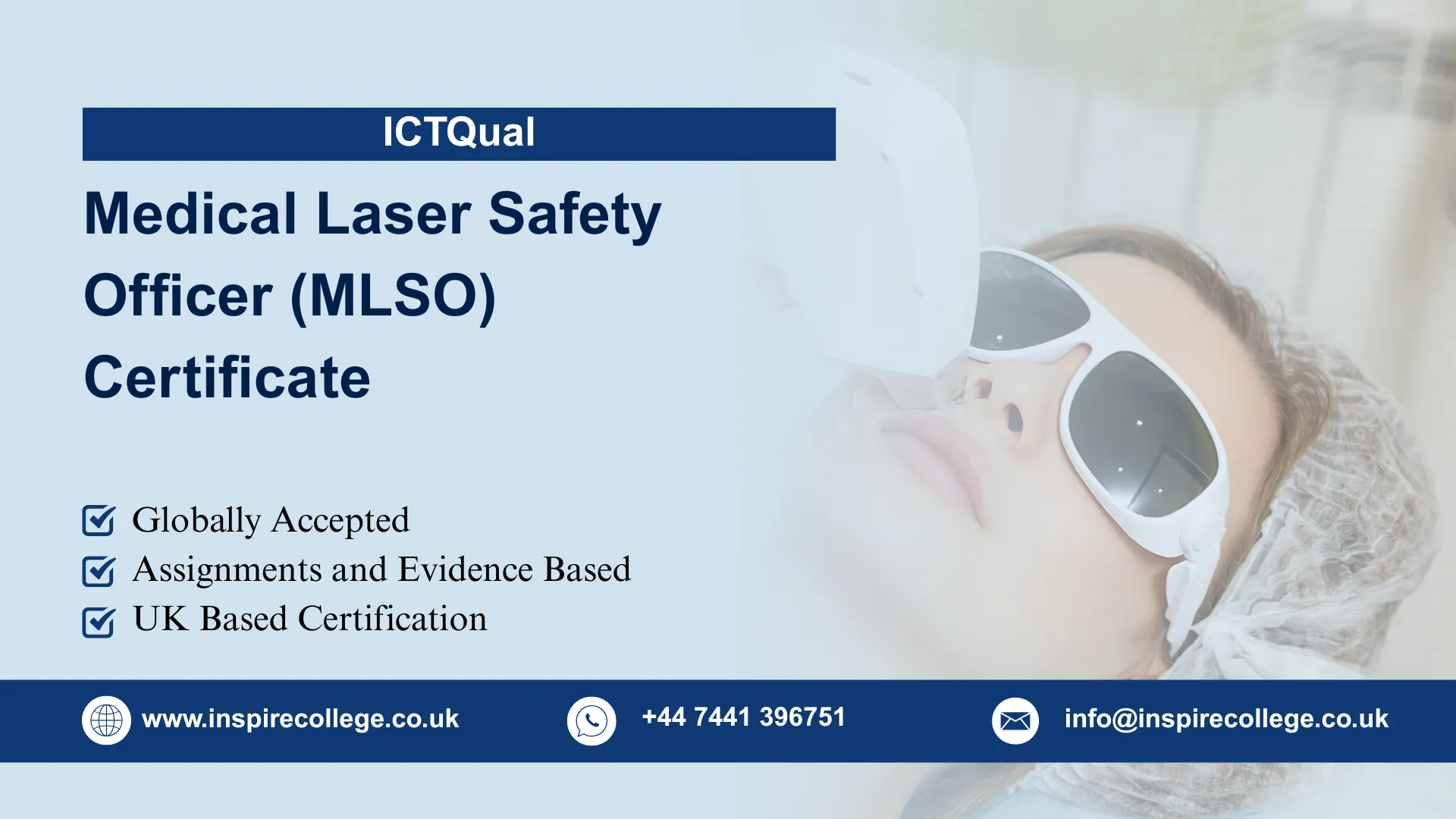ICTQual Medical Laser Safety Officer (MLSO) Certificate